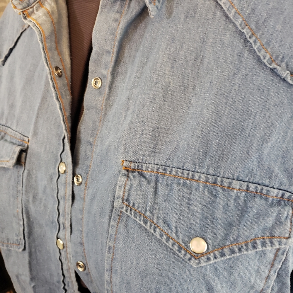 Chambray top